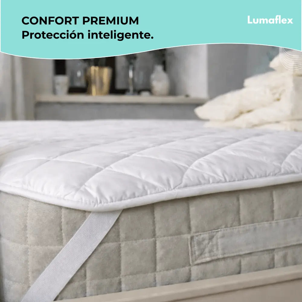CUBRECOLCHON DELUXE CALIDAD HOTEL | PROTECTOR Y EXTRA SUAVE