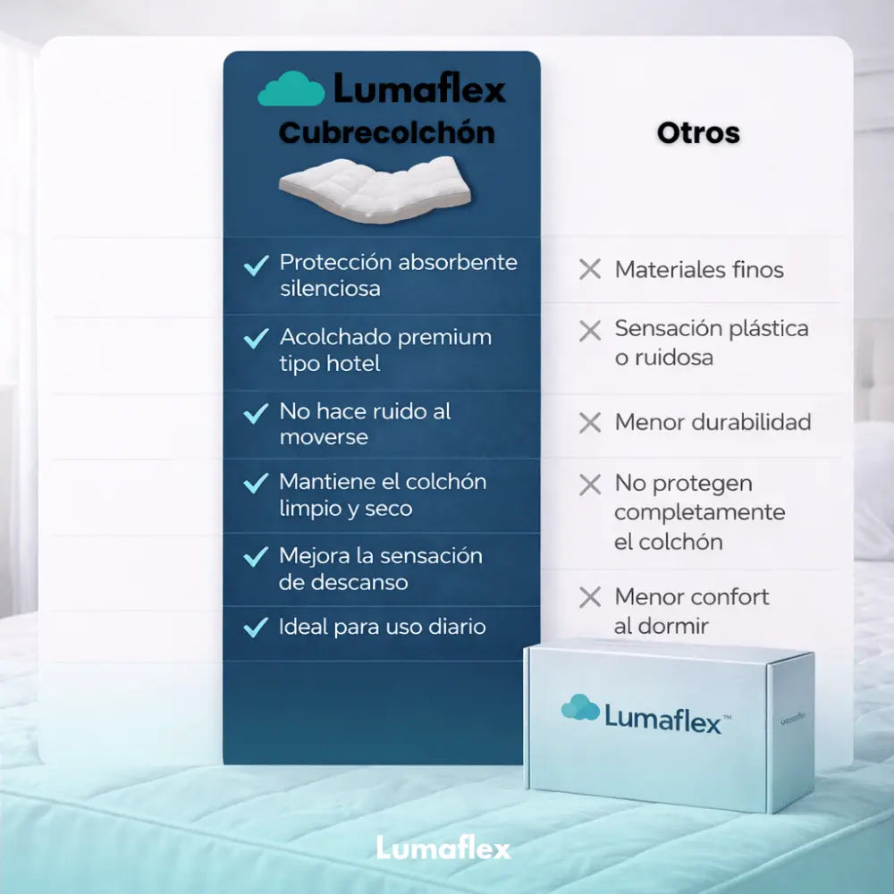 CUBRECOLCHON DELUXE CALIDAD HOTEL | PROTECTOR Y EXTRA SUAVE