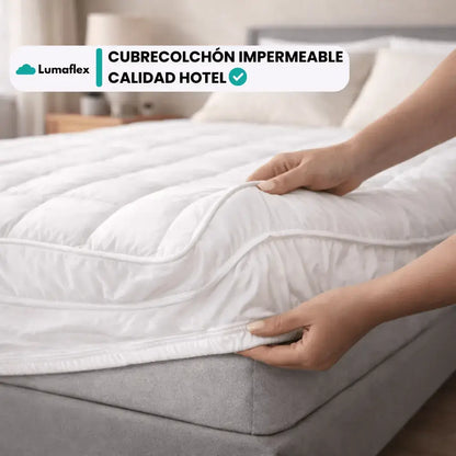 CUBRECOLCHON DELUXE LUMAFLEX™️ | CALIDAD HOTEL Y EXTRA SUAVE