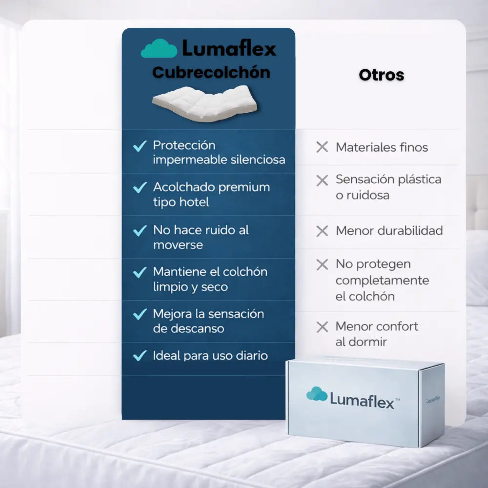CUBRECOLCHON DELUXE CALIDAD HOTEL | PROTECTOR Y EXTRA SUAVE
