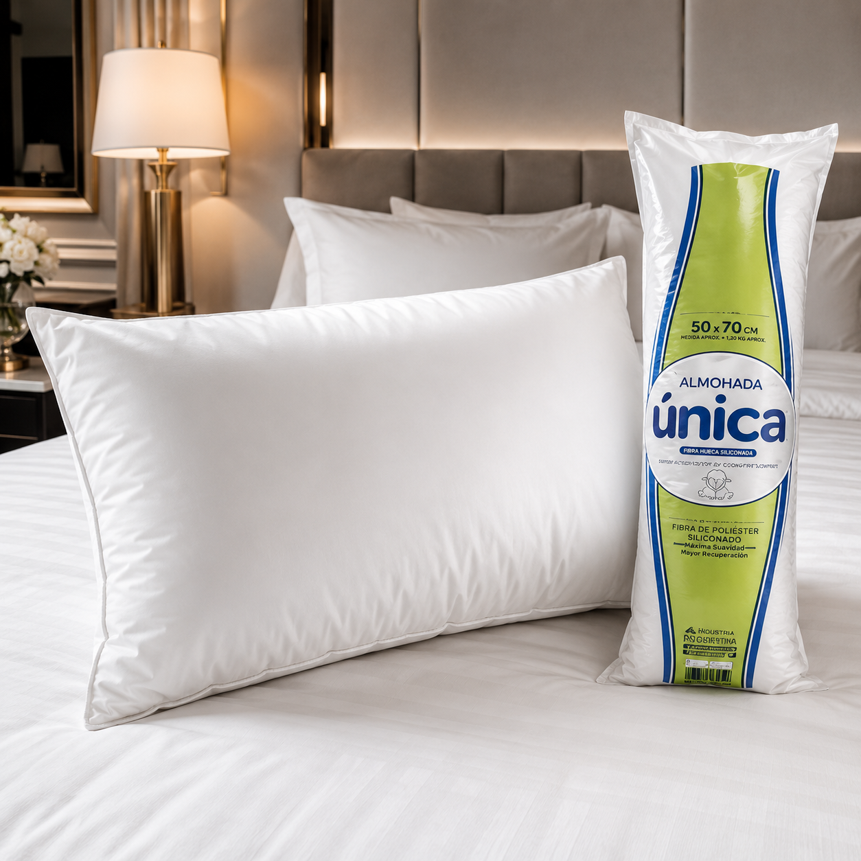 2X1 ALMOHADA CALIDAD HOTEL 50x70 cm