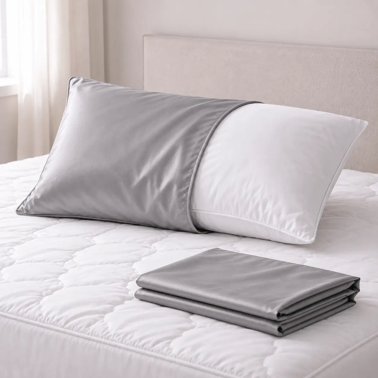2X1 FUNDA DE ALMOHADA HOTELERA 50X70 CM