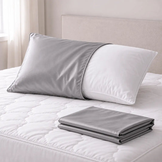 2X1 FUNDA DE ALMOHADA HOTELERA 50X70 CM