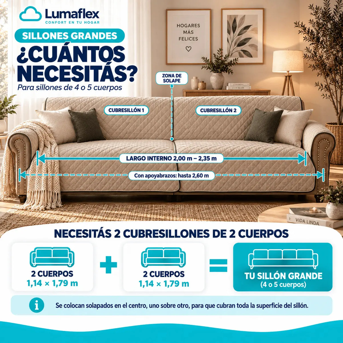 CUBRESILLON MATELASEADO LUMAFLEX™️ - CALIDAD HOTEL